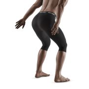 CEP - colanti compresie 3/4 pentu barbati Ski 3-4 Base Tights - negru