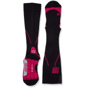 CEP - Sosete lungi compresie alergare pentru femei Women 2.0 running socks - negru roz
