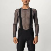 Castelli - bluza corp ciclism maneca lunga pentru barbati Miracolo Wool LS base layer - negru