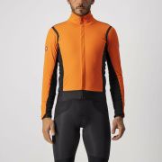 Castelli - jacheta ciclism de iarna Alpha Ros 2 Gore-Tex Infinium wind stopper - portocaliu negru
