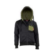 Instinct - hanorac sport gama Valley Series Organic Hoodie - negru verde kaki