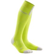 CEP - Sosete compresie alergare pentru barbati 3.0 men socks - galben lime gri deschis