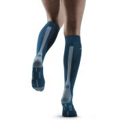 CEP - Sosete compresie alergare pentru femei 3.0 women socks - albastru gri