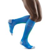 CEP - Sosete compresie pentru barbati Pro ultralight man - albastru electric gri deschis