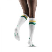 CEP - Sosete de compresie pentru barbati 80's men socks - alb verde galben