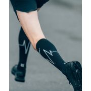 CEP - Sosete de compresie pentru femei Heartbeat Woman Tall comp  - gri roz vulcan flame