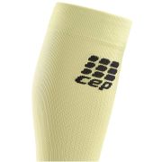 CEP - Sosete de compresie pentru femei Women Running socks - galben lamaie negru lunges lemon