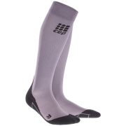 CEP - Sosete de compresie pentru femei Women Running socks - mov deschis negru plank purple