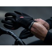 Castelli manusi ciclism calduroase cu degete lungi - Perfetto Ros - negru