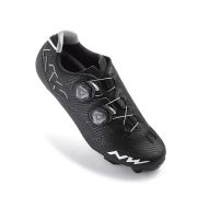 Northwave Rebel WMN - pantofi pentru ciclism MTB XC pentru femei - negru alb