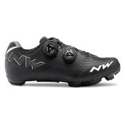 Northwave Rebel WMN - pantofi pentru ciclism MTB XC pentru femei - negru alb