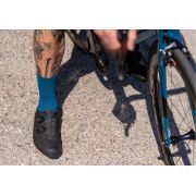 Northwave Revolution 3 - pantofi pentru ciclism sosea - negru logo albastru irizat