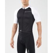 2XU - tricou ciclism barbati Elite Cycle  Jersey - negru alb