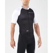 2XU - tricou ciclism barbati Elite Cycle  Jersey - negru alb