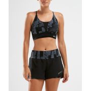 2XU - Bustiera sport pentru femei Active Low Impact Crop - negru-gri