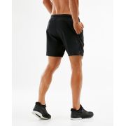 2XU - Pantaloni scurti de alergare pentru barbati XCTRL 7 Inch Woven Short - negru