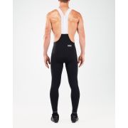 2XU - colanti ciclism barbati Elite Cycle Thermal Bib Tight - Black Reflectorizant
