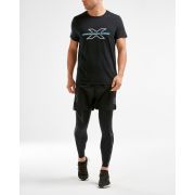 2XU - URBAN S/S Crew Graphic Tee - Black
