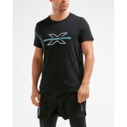 2XU - URBAN S/S Crew Graphic Tee - Black