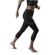 CEP - Colanti de alergare 3/4 pentru femei Running tights 3.0 W - black - negru