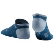 CEP - Sosete de compresie pentru barbati model sub glezna 6cm No Show 3.0 - albastru gri