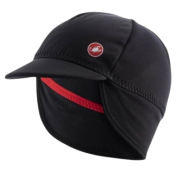 Castelli - sapca ciclism iarna sau vreme rece Estremo WS - negru rosu
