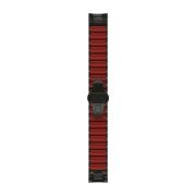 Garmin curea hibrida din titan si silicon QuickFit pentru MARQ - gri carbon DLC