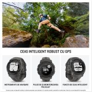 Garmin INSTINCT E - 40 mm negru - smartwatch robust cu GPS
