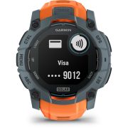 Garmin INSTINCT 3 - 50 mm Solar albastru Twilight - smartwatch robust cu GPS