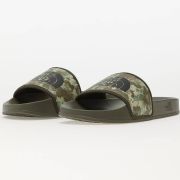 The North Face - slapi Base Camp Slides III M - verde Military Olive StippLED Camo Print | TNF Black
