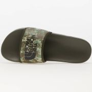 The North Face - slapi Base Camp Slides III M - verde Military Olive StippLED Camo Print | TNF Black