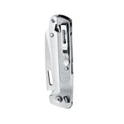Leatherman - briceag multifunctional - 8 functii - Free K2X - argintiu
