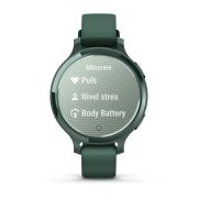 Garmin - Lily 2 Active - verde Jasper Green Bezel - curea de silicon Jaspers Green