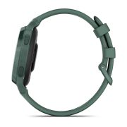 Garmin - Lily 2 Active - verde Jasper Green Bezel - curea de silicon Jaspers Green