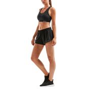 2XU - Pantaloni scurti de alergare pentru femei GHST 3" Stretch Woven Short - negru