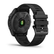 Garmin - Tactix 7 Sapphire ceas multisport cu GPS - ramă neagră Titanium DLC și curea din silicon neagră