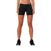 2XU - Pantaloni scurt de compresie pentru femei - Fitness Compression Short - negru