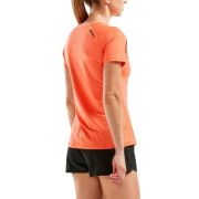 2XU - Tricou tehnic maneca scurta femei GHST short sleeve tee - portocaliu sorbet
