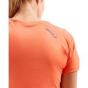 2XU - Tricou tehnic maneca scurta femei GHST short sleeve tee - portocaliu sorbet