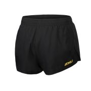 2XU - Pantaloni scurti de alergare pentru femei GHST 3" Stretch Woven Short - negru auriu