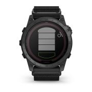 Garmin - Tactix 7 PRO Ballistics Sapphire Solar ceas multisport cu GPS - ramă neagră Titanium DLC și curea din silicon neagră + nailon