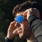 100% - ochelari soare - NORVIK - Matte Copper Chromium - Blue Multilayer Mirror Lens