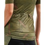 2XU - Tricou pentru ciclism pentru femei - Aero Cycle Jersey - verde camuflaj