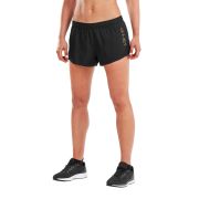 2XU - Pantaloni scurti de alergare pentru femei GHST 3" Stretch Woven Short - negru auriu