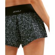 2XU - Pantaloni scurti de alergare pentru femei XVENT 3" Free Short - negru gri granit