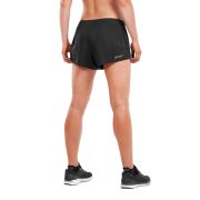 2XU - Pantaloni scurti de alergare pentru femei GHST 3" Stretch Woven Short - negru auriu