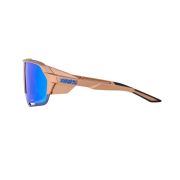 100% - ochelari soare - NORVIK - Matte Copper Chromium - Blue Multilayer Mirror Lens