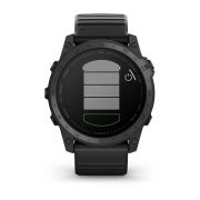 Garmin - Tactix 7 Sapphire ceas multisport cu GPS - ramă neagră Titanium DLC și curea din silicon neagră