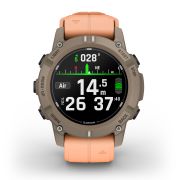 Garmin Descent G2 - 45 mm AMOLED Paloma cu curea Shell Pink - computer scufundări și smartwatch robust cu GPS