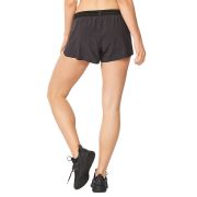 2XU - Pantaloni scurti de alergare pentru femei - Light Speed 3" Short - negru reflectorizant
